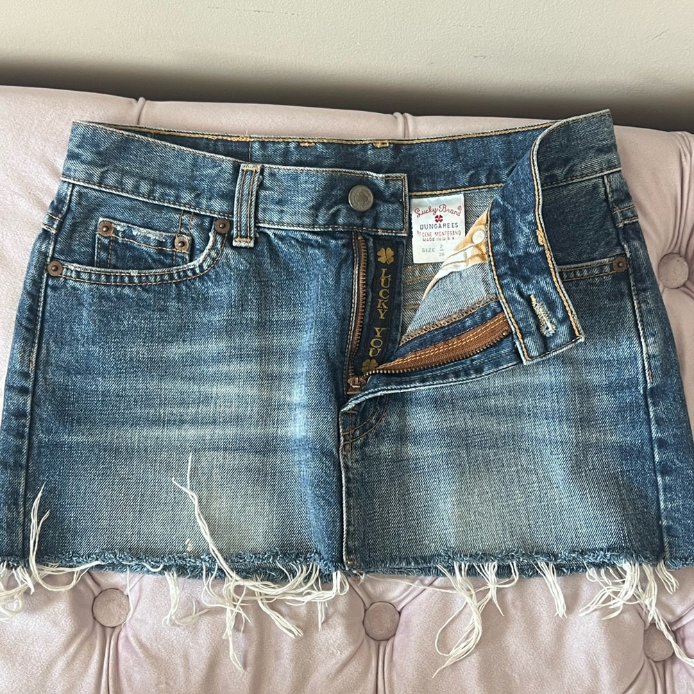 Vintage Denim mini skirt by lucky brand